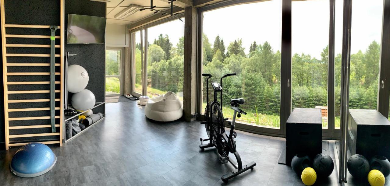 Koza U Woza Wypocznij W Gorach W Rytmie Slow Drewniany Dom Premium Z Widokiem Na Panorame Tatr Ecospa Strefa Fitness Zielona Farma Warsztaty (Adults Only) Szlembark Exterior photo