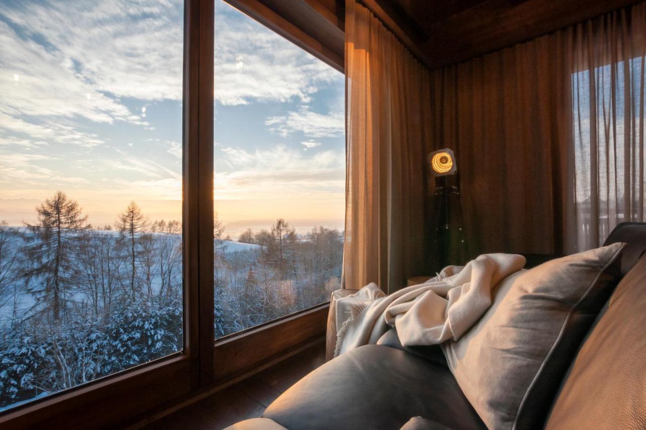 Koza U Woza Wypocznij W Gorach W Rytmie Slow Drewniany Dom Premium Z Widokiem Na Panorame Tatr Ecospa Strefa Fitness Zielona Farma Warsztaty (Adults Only) Szlembark Exterior photo