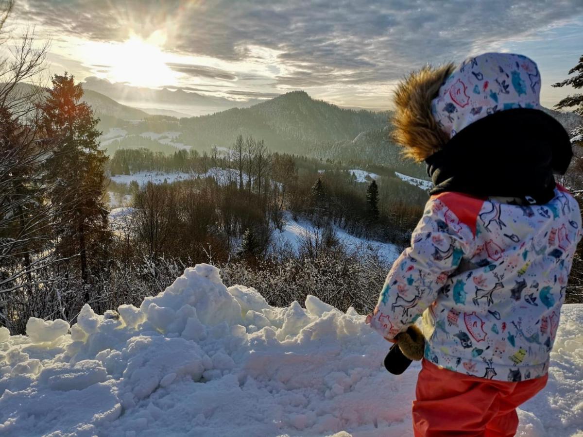 Koza U Woza Wypocznij W Gorach W Rytmie Slow Drewniany Dom Premium Z Widokiem Na Panorame Tatr Ecospa Strefa Fitness Zielona Farma Warsztaty (Adults Only) Szlembark Exterior photo